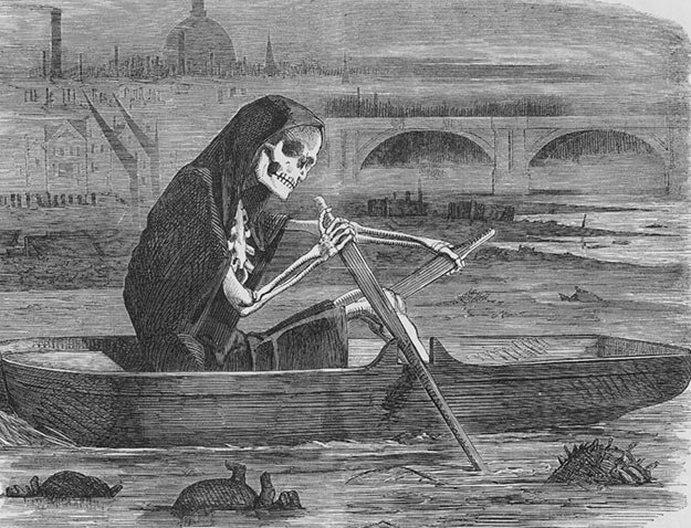 Caricature de la Tamise