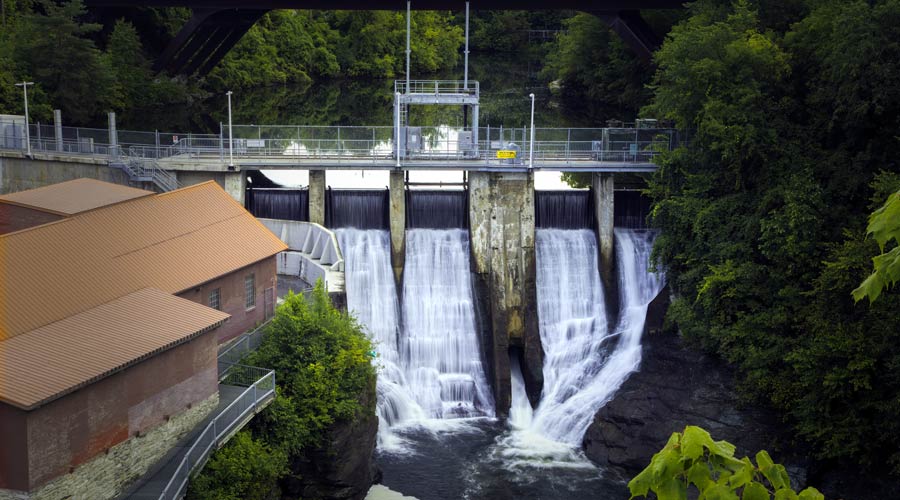 Image d'une centrale hydroélectrique